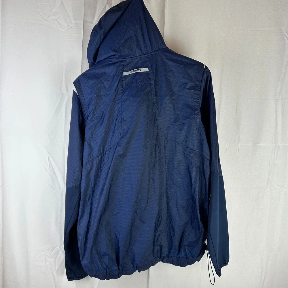 Nike Dallas Cowboys Windbreaker‎ Mens M Navy Blue NFL Onfield 906433-419